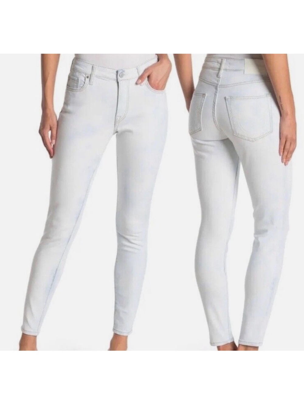 NWT True Religion Jennie Mid Rise Skinny Jeans Size 24 - Picture 9 of 9